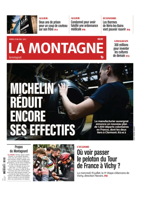 Cover of La Montagne (Vichy)