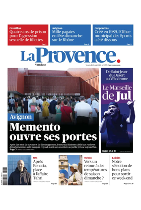 Cover of La Provences Vaucluse