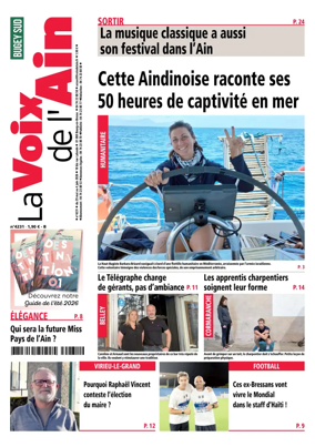 Cover of La Voix de l’Ain Belley
