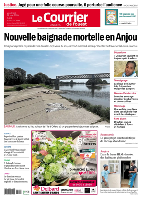 Cover of Le Courrier de l’Ouest (Angers)