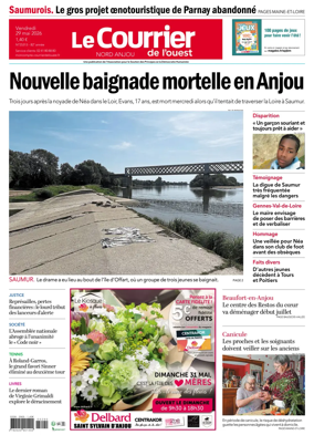 Cover of Le Courrier de l’Ouest (Nord Anjou)