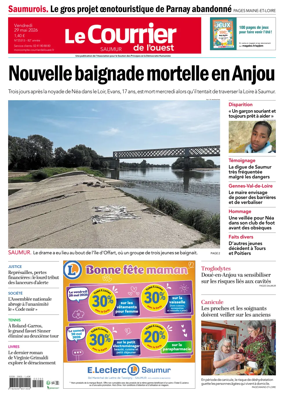 Cover of Le Courrier de l’Ouest (Saumur)