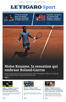 Cover of Le Figaro Sport