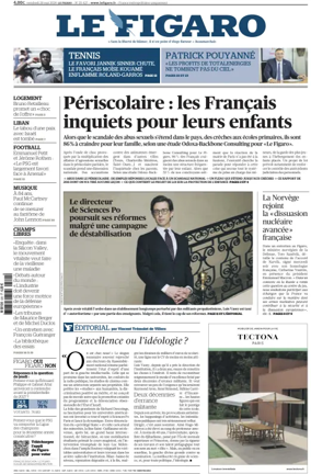 Cover of Le Figaro