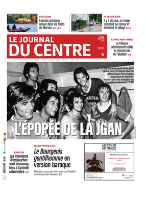 Cover of Le Journal du Centre