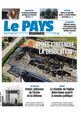 Cover of Le Pays Roannais (Roanne)