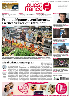 Cover of Ouest France (Challans / Saint-Gilles-Croix-de-Vie)