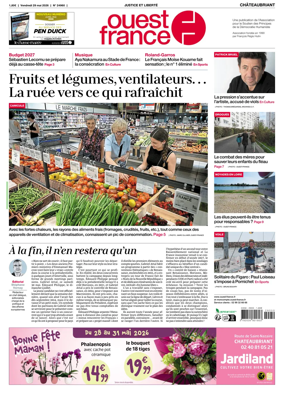 Cover of Ouest France (Chateaubriant)