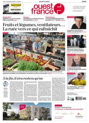 Cover of Ouest France (Dinan)