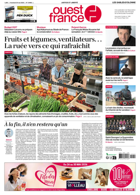 Cover of Ouest France (Les Sables-d'Olonne)