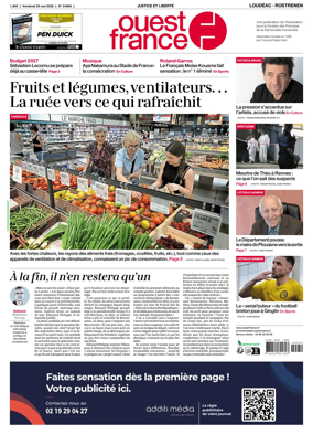 Cover of Ouest France (Loudeac / Rostrenen)