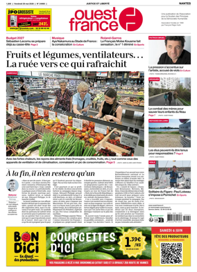 Cover of Ouest France (Nantes)