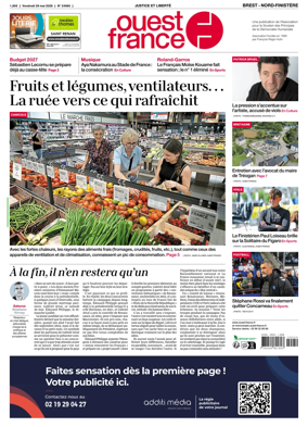 Cover of Ouest France (Nord-Finistere)