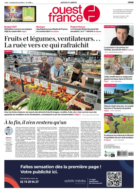 Cover of Ouest France (Orne)