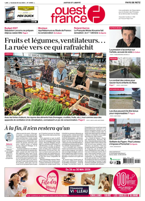 Cover of Ouest France (Pornic / Pays de Retz)