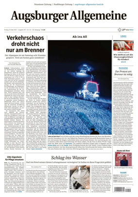Cover of Augsburger Allgemeine (Land West)