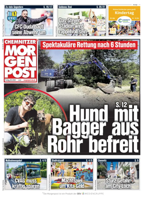 Cover of Chemnitzer Morgenpost