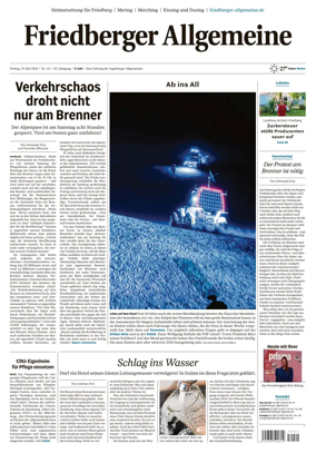Cover of Friedberger Allgemeine