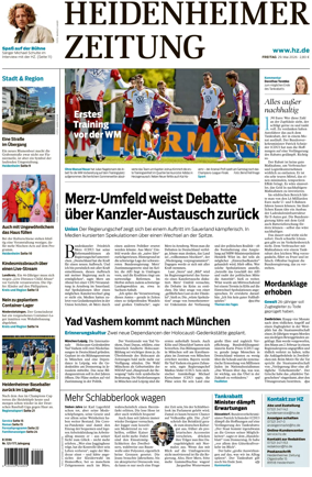 Cover of Heidenheimer Zeitung