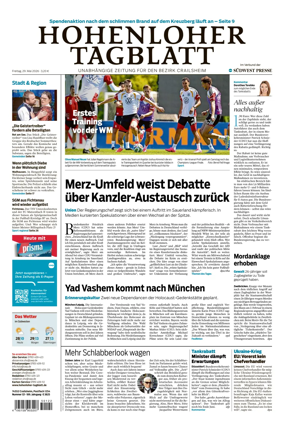 Cover of Hohenloher Tagblatt