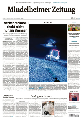 Cover of Mindelheimer Zeitung