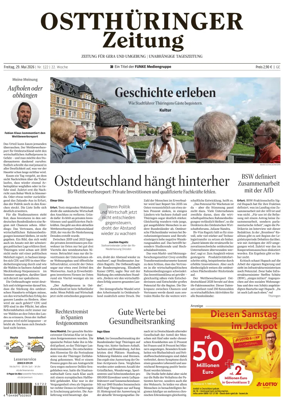 Cover of Ostthuringer Zeitung (Gera)
