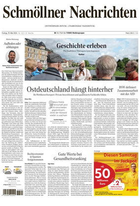 Cover of Ostthuringer Zeitung (Schmolln)