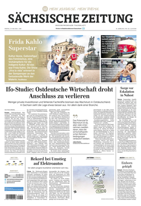 Cover of Sachsische Zeitung (Hoyerswerda)