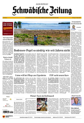 Cover of Schwabische Zeitung (Alb-Donau)
