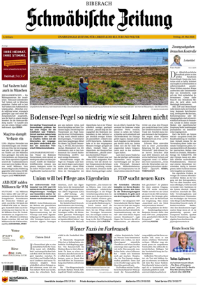 Cover of Schwabische Zeitung (Biberach)