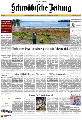 Cover of Schwabische Zeitung (Wangen)