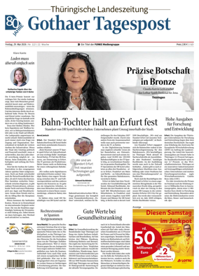 Cover of Thuringische Landeszeitung (Gotha)