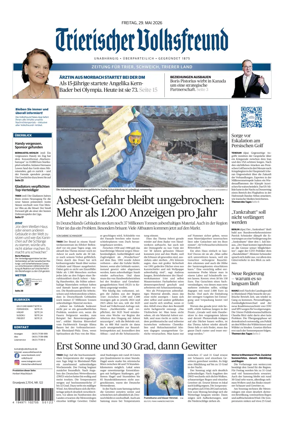 Cover of Trierischer Volksfreund