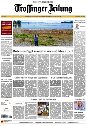 Cover of Trossinger Zeitung