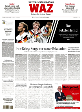 Cover of Westdeutsche Allgemeine Zeitung (Castrop-Rauxel)