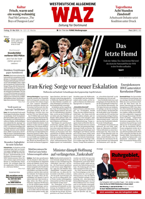 Cover of Westdeutsche Allgemeine Zeitung (Dortmund-Sud II)