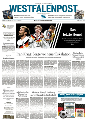 Cover of Westfalenpost (Brilon)