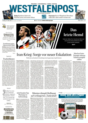 Cover of Westfalenpost (Meschede)