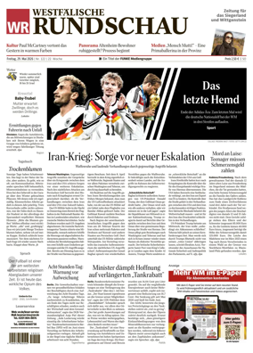Cover of Westfalische Rundschau (Siegen)