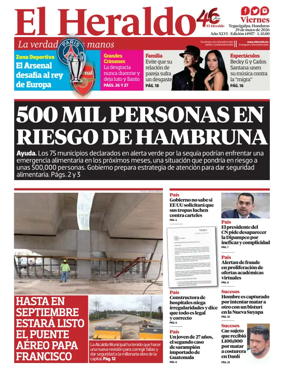 Cover of Diario El Heraldo