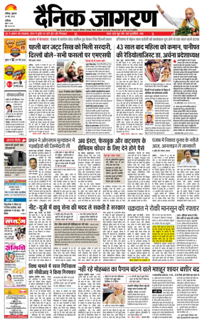 Cover of Dainik Jagran - Chandigarh