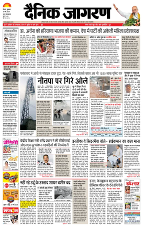 Cover of Dainik Jagran Hisar
