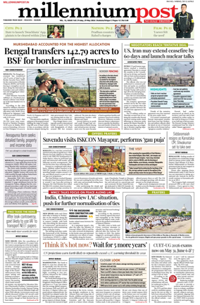 Cover of Millennium Post (Kolkata)