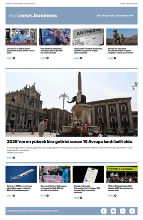 Cover of Euronews Business (Turkish) Compiled Editions