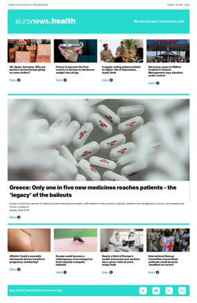 Cover of Euronews Health (English) Compiled Edition