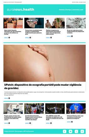 Cover of Euronews Health (Portuguese)