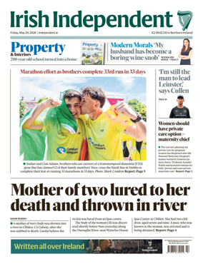 Cover of Irish Independent