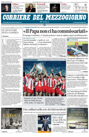 Cover of Corriere del Mezzogiorno (Puglia)