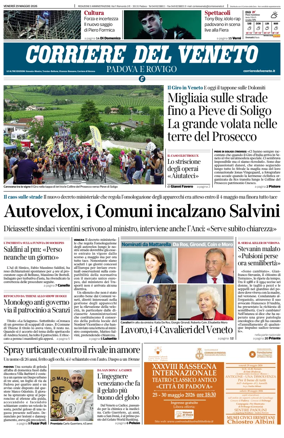 Cover of Corriere del Veneto (Padova e Rovigo)