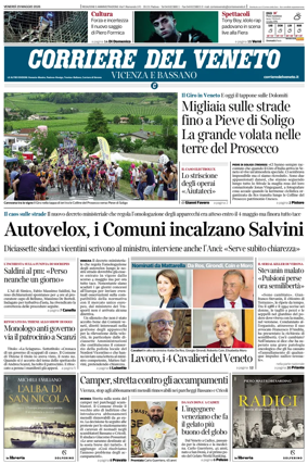 Cover of Corriere del Veneto (Vicenza e Bassano)